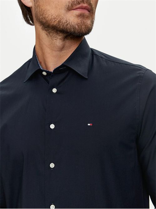 camicia uomo blu TOMMY HILFIGER | MW0MW35810DW5